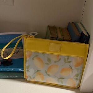Yellow Lemon Cosmetic Case